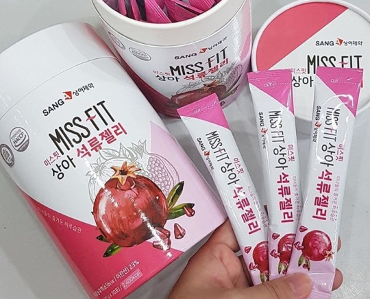 Collagen thạch lựu Sanga Miss fit Hộp 30 gói