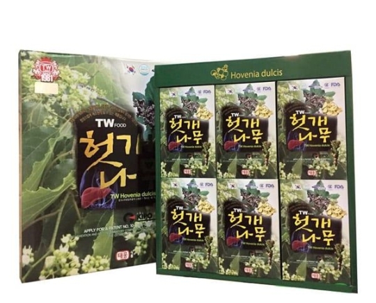 Nước mát Gan Giải Rượu TW Hovenia dulcis Hàn Quốc 30 gói x 70ml